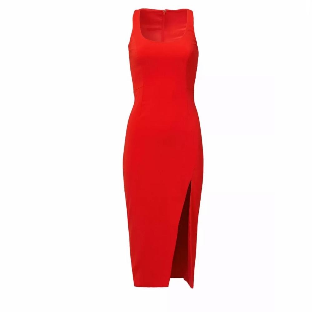 Jay Godfrey Red Witherspoon Dress